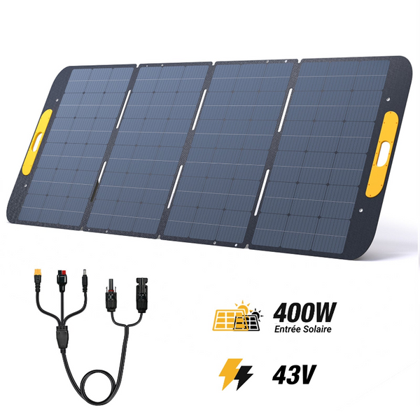 Panneau solaire portable pliable VTOMAN 400W