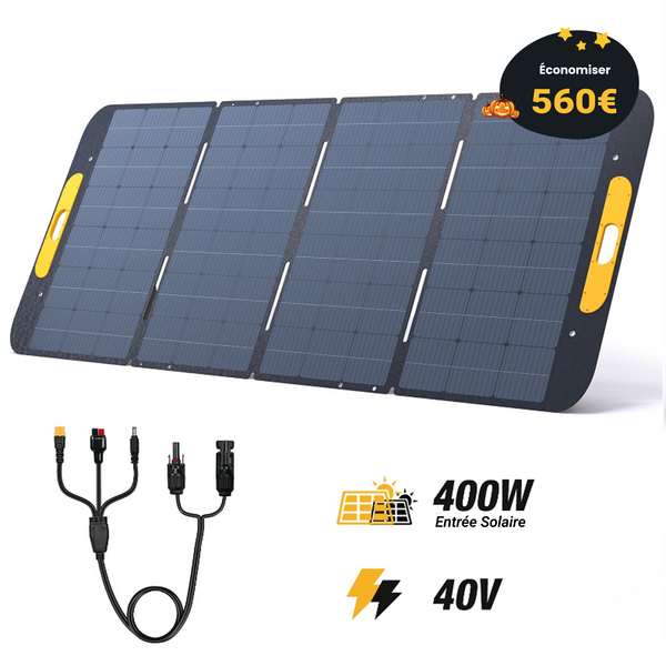 Panneau solaire portable pliable VTOMAN 400W