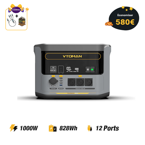 Station électrique portable VTOMAN FlashSpeed 1000